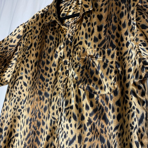 Leopard Print Button Down - Picture 5 of 5